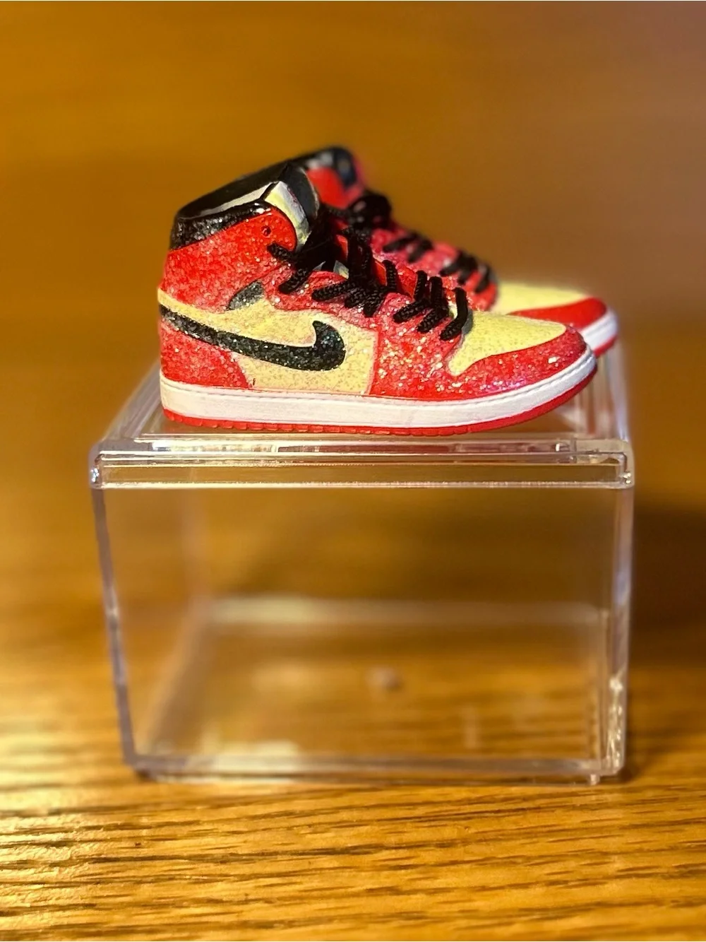MINI Jordan 1 collectable with glitter
